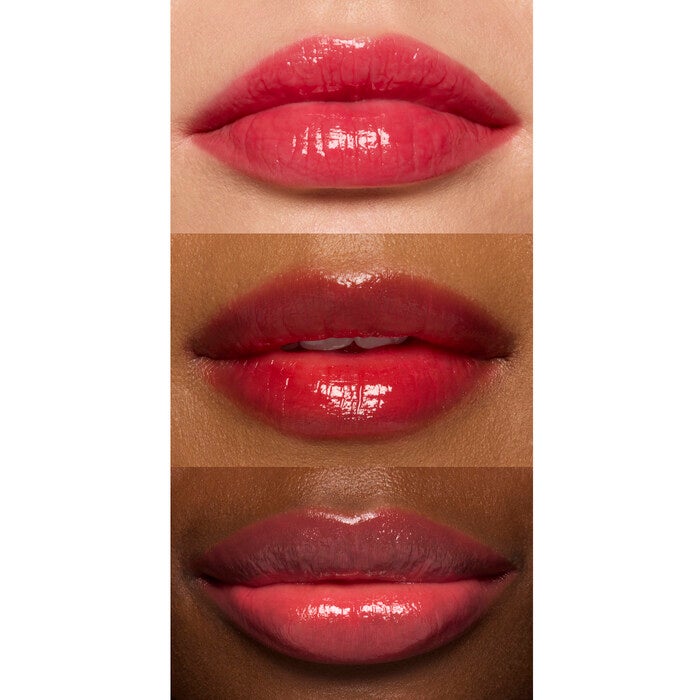 Pale Pink Lip Stain Shade Lip Chart - Fuchsia Fantasy